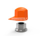 DUSTITE 32MM, FLÈCHE EN BAS - ORANGE